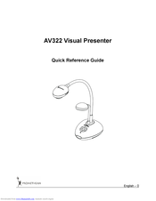 promethean AV322 Quick Reference Manual