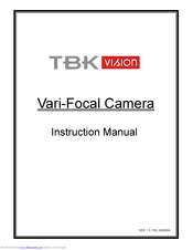 Tbk Vision TBK-6008CSV9 Instruction Manual