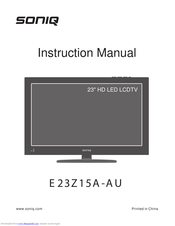 Soniq E23Z15A-AU Instruction Manual