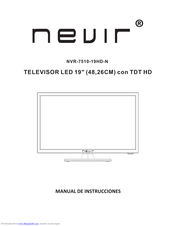 Nevir NVR-7510-19HD-N Instruction Manual