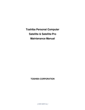 Toshiba Satellite L675D Pro Maintenance Manual