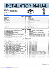 Johnson Controls Unitary Products J10 Thru 20YD Installation Manual