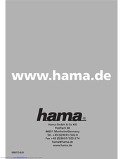 Hama 00062772 Manual