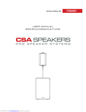 PSSO CSA-218A User Manual