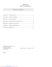 DataComm D14.4 User Manual