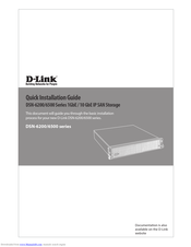D-Link DSN-6200 Quick Installation Manual