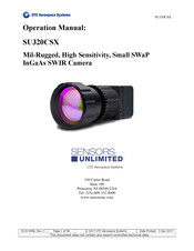 SENSORS UNLIMITED SU320CSX Operation Manual