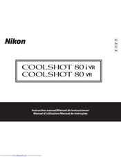 Nikon COOLSHOT 80 VR Instruction Manual