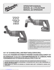 Milwaukee 1109-20 Operator's Manual