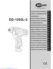 Keyang DD-1203L-2 Original Instruction Manual