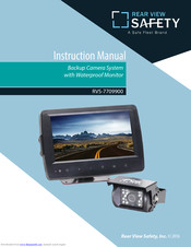Rear view safety RVS-7709900 Instruction Manual