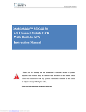 Rear view safety MobileMule 5500/8150 Instruction Manual