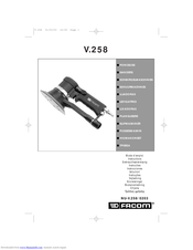 Facom V.258 Instructions Manual