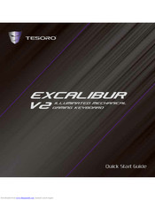 Tesoro G7NL V2 Quick Start Manual