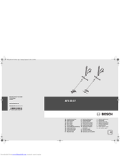 Bosch AFS 23-37 Original Instructions Manual