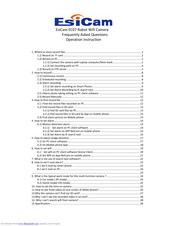 EsiCam EC07 Operation Instructions Manual