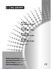 MC Crypt In the Mix Operating Instructions Manual