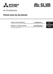 Mitsubishi Electric PEAD-42AA5 Installation Manual