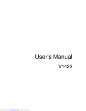 Videocon V1422 User Manual