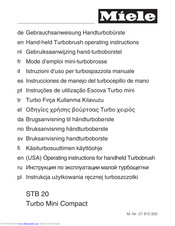 Miele STB 20 Operating Instructions Manual