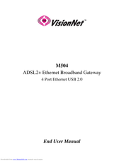 VisionNet M504 End User Manual