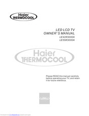 Haier LE42K5000A Owner's Manual