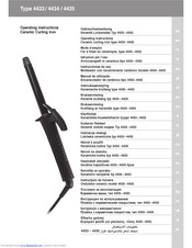 Moser 4434 Operating Instructions Manual