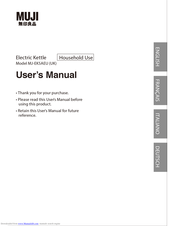 Muji MJ-EK5AEU User Manual