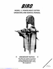 BIRO 11 Operation Manual