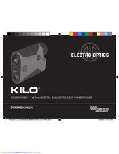 ELECTRO-OPTICS KILO2400ABS Owner's Manual