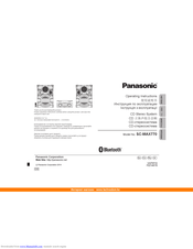 Panasonic SC-MAX770 Operating Instructions Manual