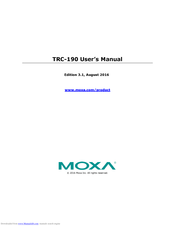 Moxa Technologies TRC-190-AC User Manual