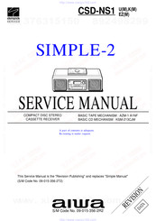AIWA CSD-NS1 Service Manual