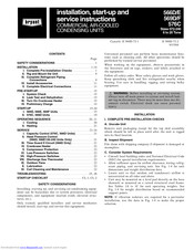 Bryant 569F Installation, Start-Up And Service Instructions Manual