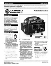Campbell Hausfeld GN1200 Operating Instructions Manual