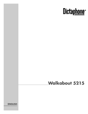 DICTAPHONE WALKABOUT 5215 Manual