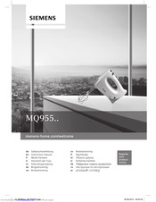 Siemens MQ955 series Instruction Manual