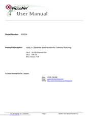 VisionNet M505N User Manual