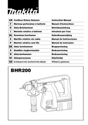 Makita BHR200 Instruction Manual
