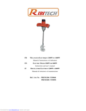 Ribitech PREM1600 Instructions Manual
