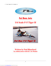 FB Jets F-5 Tiger II Manual