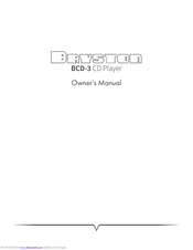 Bryston BCD-3 Owner's Manual