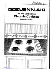 Jenn-Air CCE1401 Use And Care Manual