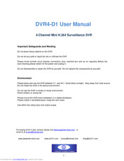 IAT DVR4-D1 User Manual