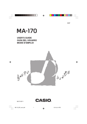 Casio MA-170 User Manual