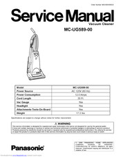 Panasonic MC-UG589-00 Service Manual