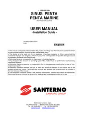 Santerno PENTA MARINE User Manual