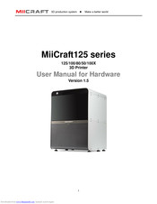 MiiCraft 50 User Manual For Hardware