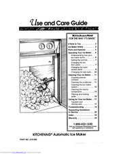 KitchenAid KUIS185FAL Use And Care Manual