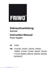 Friwo 8001M Instruction Manual
